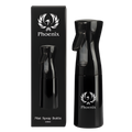 Phoenix Hair Products Mist Spray Bottle 200 ml fijne nevel sprayfles voor haarstyling met luxe zwarte verpakking